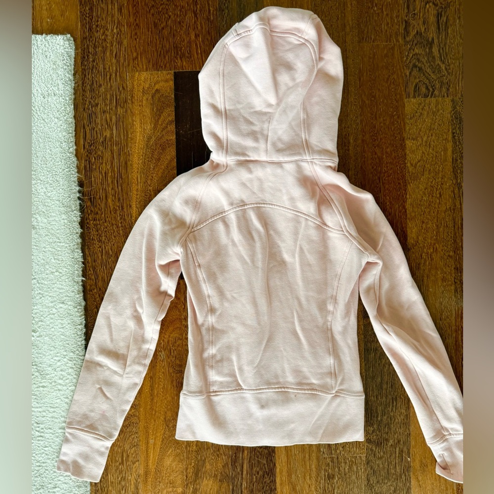 Lululemon Scuba Full Zip Hoodie peach size 2 - Picture 3 of 8